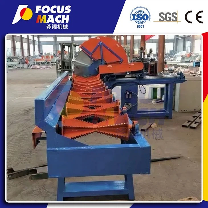 Automatic Log Cutting Saw With Feeder