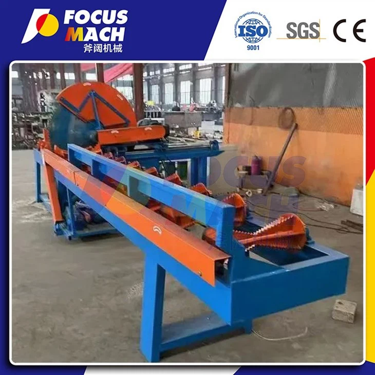 Automatic Log Cutting Saw With Feeder