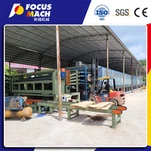 4 স্তর 38 মি ভিনিয়ার রোলার ড্রায়ার এবং 10 টি চুলা